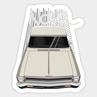 Chevrolet Nova 1966 - 1967 - capri cream Sticker